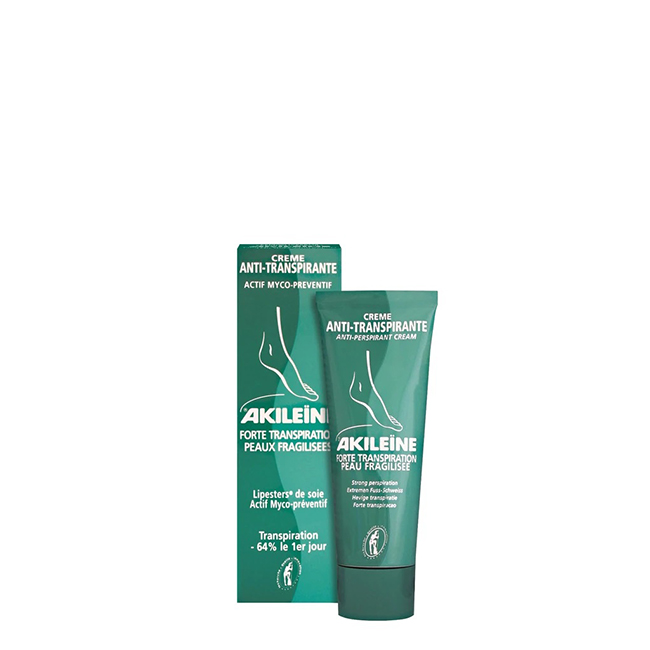 AkileineCremeAnti-TranspirantePés50ml Akileine Foot Anti-perspirant Cream 50ml