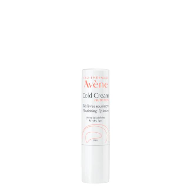 Avene Cold Cream Nutrition Stick Product container of Avène Cold Cream Lip Stick by Avène, a moisturizing stick indicated for dry and chapped lips.