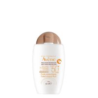 Bottle  of  Avène  Sun  Mineral  Tinted  Fluid  SPF50