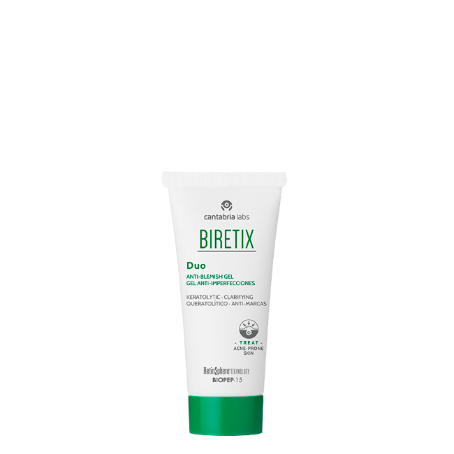 Biretix Duo Gel Tube of Biretix Duo Gel Anti-Imperfections by Biretix, a purifying gel indicated for oily and acne-prone skin.