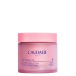 Jar of Caudalie Resveratrol-Lift Firming Night Cream by Caudalie, an indulgent cream indicated for overnight skin firming.