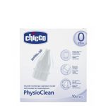 Box of Chicco Refills For Nasal Aspirator Physioclean by Chicco, a set of nozzles indicated for hygienic nasal aspiration in babies.