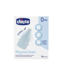 a  set  of  nozzles  indicated  for  hygienic  nasal  aspiration  in  babies.