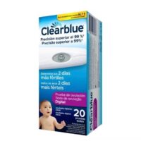 Box  of  Clearblue  Digital  Ovulation  Tests  by  Clearblue,  a  digital  test  indicated  for  identifying  the  most  fertile  days.