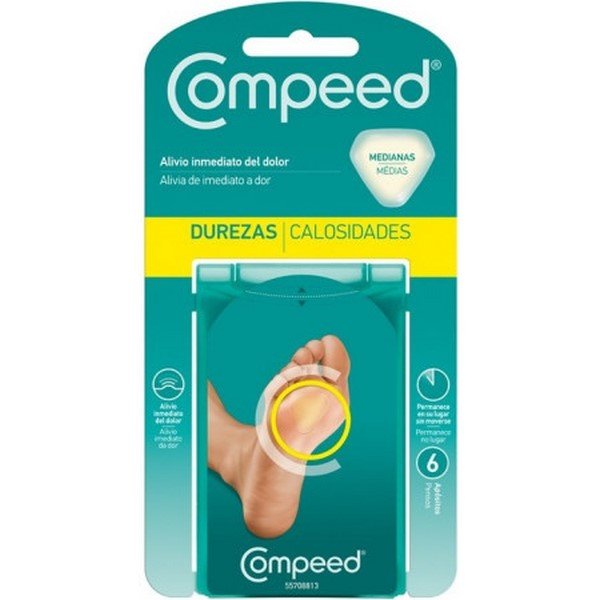 Compeed-Penso-Calosidades-Acessórios-Médias-2unid Compeed Dressing Callosities Medium Accessories 2pc