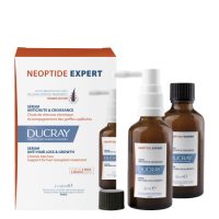 a  spray  serum  indicated  for  chronic  hair  loss.
