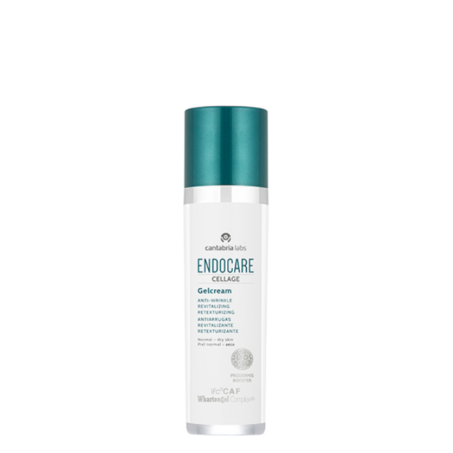 Endocare Cellage Gel Cream Jar of Endocare Cellage Anti-Aging Gel Cream by Endocare, a light gel cream indicated for combination to oily skin aging.