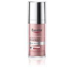 Bottle of Anti-Pigment Dual Serum by Eucerin, a dual-action serum indicated for treating hyperpigmentation and hydrating the skin.