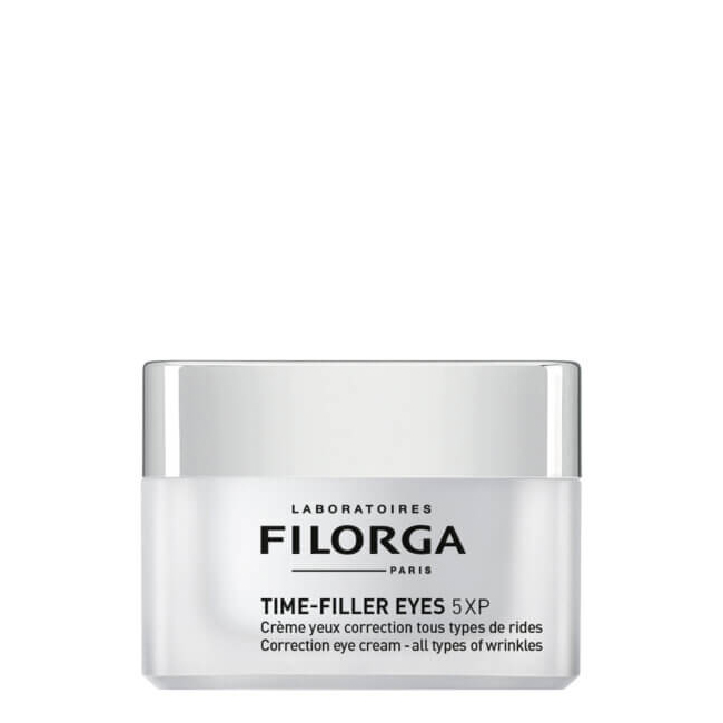 Filorga Time-Filler Eyes 5XP Correction Eye Cream 15ml Tube of Filorga Time-Filler Eyes 5XP Correction Eye Cream by Filorga, an eye cream indicated for wrinkles and dark circles.