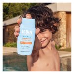 a  sun  fluid  indicated  for  baby  skin  sun  protection.