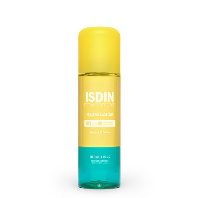 Isdin Fotoprotector HydroLotion SPF50 200ml Bottle of Isdin Fotoprotector HydroLotion SPF50 by Isdin, a hydrating lotion indicated for high sun protection.