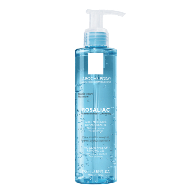 LRP Rosaliac Geleia Micelar Bottle of La Roche Posay Rosaliac Micellar Make-up Removal Gel by La Roche Posay, a jelly indicated for redness.