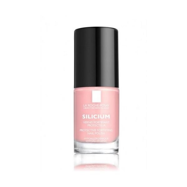 La Roche Posay-Silicium-Pastel-Care-02-Rosa-Verniz-6ml Bottle of La Roche Posay Silicium Pastel Care 02 Pink Varnish by La Roche Posay, a varnish indicated for strengthening fragile nails.