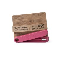 a reusable swab indicated for makeup touch-ups.