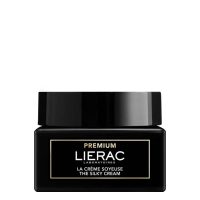 Jar  of  Lierac  Premium  The  Silky  Cream  by  Lierac,  a  silky  cream  indicated  for  correcting  signs  of  aging  in  combination  skin.