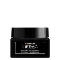 Jar  of  Lierac  Premium  The  Voluptuous  Cream  by  Lierac,  a  silky  cream  indicated  for  correcting  signs  of  aging  in  dry  skin.