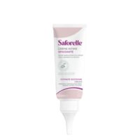 Tube  of  Saforelle  Soothing  Cream  by  Saforelle,  a  creamy  cream  indicated  for  calming  and  rebalancing  the  intimate  area.