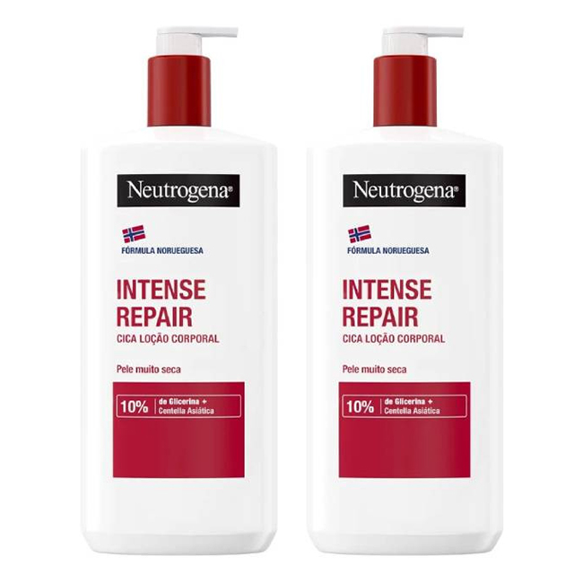 Neutrogena Intense Repair Loção Cica 2x750ml Neutrogena Body Lotion Intense Repair Cream Pack 2x750ml - Image 1