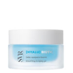 Product container of SVR Hyalubiotic Regenerating Plumping Gel by SVR, a plumping gel indicated for skin dehydration.