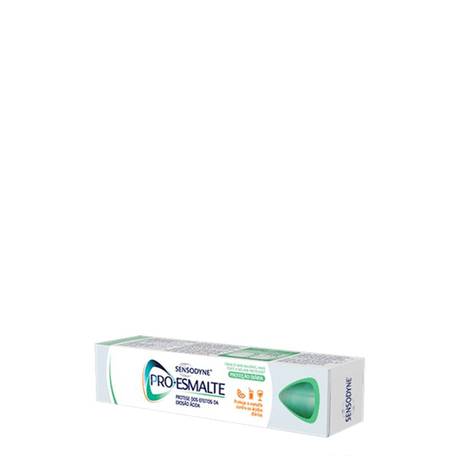 Sensodyne-Pro-Esmalte-Pasta-Dentífrica-75ml Tube of Sensodyne Pro Enamel Toothpaste by Sensodyne, a toothpaste indicated for protecting dental enamel from acid erosion.