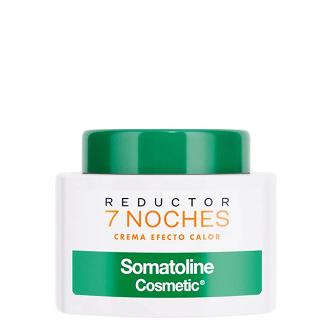 Somatoline Cosmetic 7 Nights Intensive Slimming Cream Warm Effect 250ml Jar of 7 Nights Intensive Slimming Cream by Somatoline Cosmetic, a warming cream indicated for localized fat reduction at night.