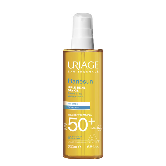 Uriage Bariesun SPF50+ Dry Oil Bottle of Uriage Bariésun Solar Oil SPF50