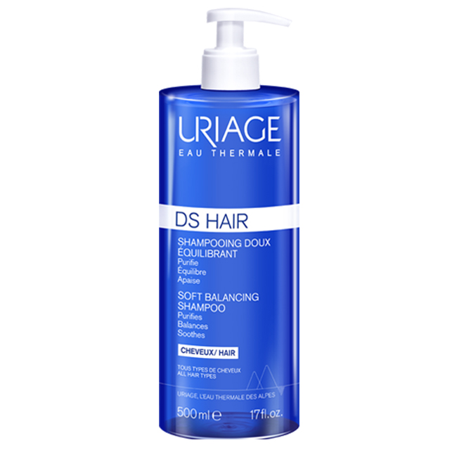 Uriage DS Hair Soft Balancing Shampoo 500ml Uriage DS Hair Shampoo Suave Equilíbrio 500ml - Image 1