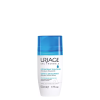 Bottle  of  Uriage  Gentle  Roll-On  Deodorant  by  Uriage,  a  roll-on  deodorant  indicated  for  controlling  odors  in  sensitive  armpits.