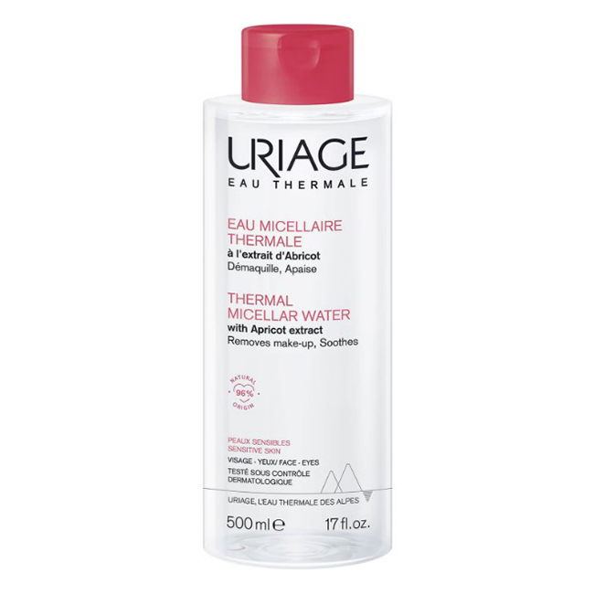Uriage Eau Thermale Thermal Micellar Water for Sensitive Skin 500ml ユリアージュ オー サーマル ミセラーウォーター 敏感肌用 500ml - 画像 (1)