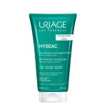 Bottle of Hyséac Cleansing Gel by Uriage, a foaming gel indicated for cleaning mixed to oily skin and regulating excess sebum.