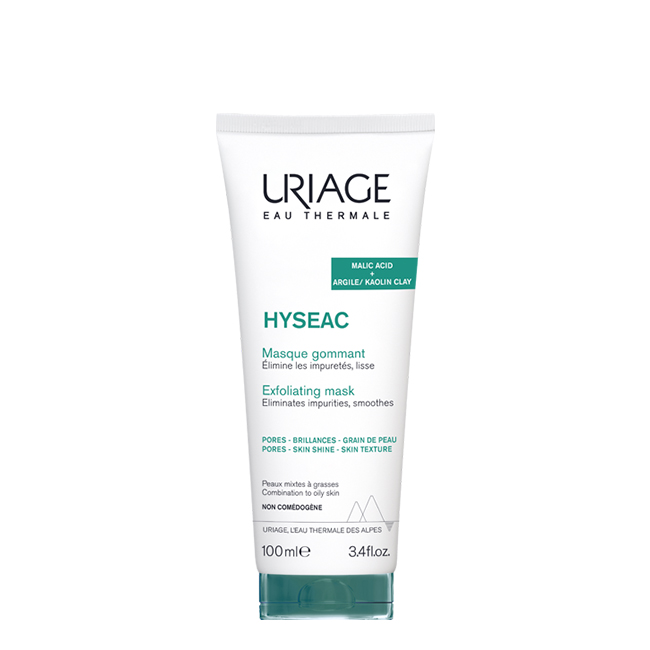 Uriage Hyséac Exfoliating Mask 100ml Jar of Uriage Hyséac Exfoliating Mask by Uriage, a cleansing mask indicated for purifying oily or acne prone skin.