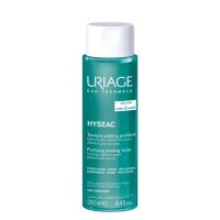 Bottle  of  Uriage  Hyséac  Purifying  Toner  by  Uriage,  a  refreshing  toner  indicated  for  matifying  and  refining  oily  skin.