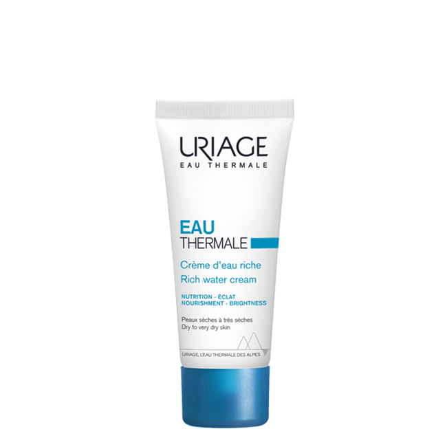 Uriage Rich Water Cream 40ml Tube of Uriage Rich Water Cream by Uriage, a rich water cream indicated for nourishing and moisturizing dry skin.
