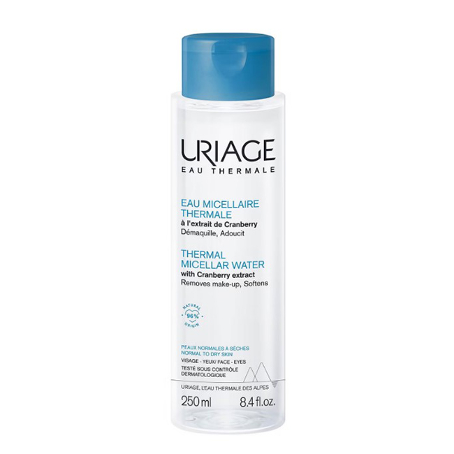Uriage Thermal Micellar Water Normal to Dry Skin 250ml Uriage Água Micelar para Pele Normal a Seca 250ml - Image 1