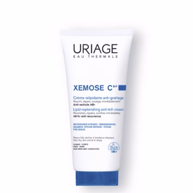 Uriage Xemose C8Plus Cream Uriage Xémose C8+ Lipid-Replenishing Emollient Cream 200ml - Image 1