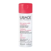 Bottle  of  Uriage  Thermal  Micellar  Water  Sensitive  Skin  by  Uriage,  a  micellar  water  indicated  for  purifying  sensitive  skin.