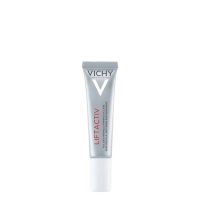 Product  container  of  Vichy  Liftactiv  Supreme  Anti-Wrinkles  Eye  Care  by  Vichy,  a  cream  indicated  for  smoothing  eye  contour  wrinkles.