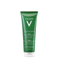 Tube  of  Vichy  Normaderm  3  in  1  Cleanser  Scrub  and  Mask  by  Vichy,  a  creamy  cleanser  indicated  for  reducing  skin  imperfections.