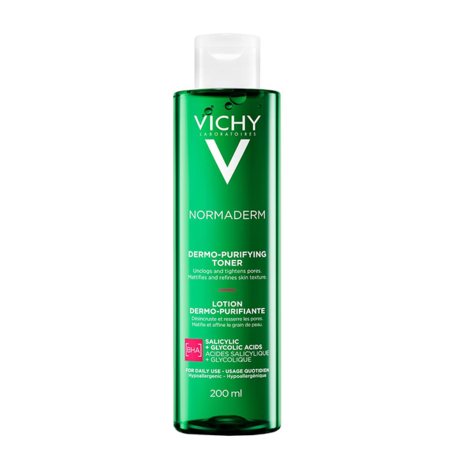 Vichy Normaderm Purifying Astringent Toner 200ml Vichy Normaderm Tónico Adstringente Purificante 200ml - Image 1