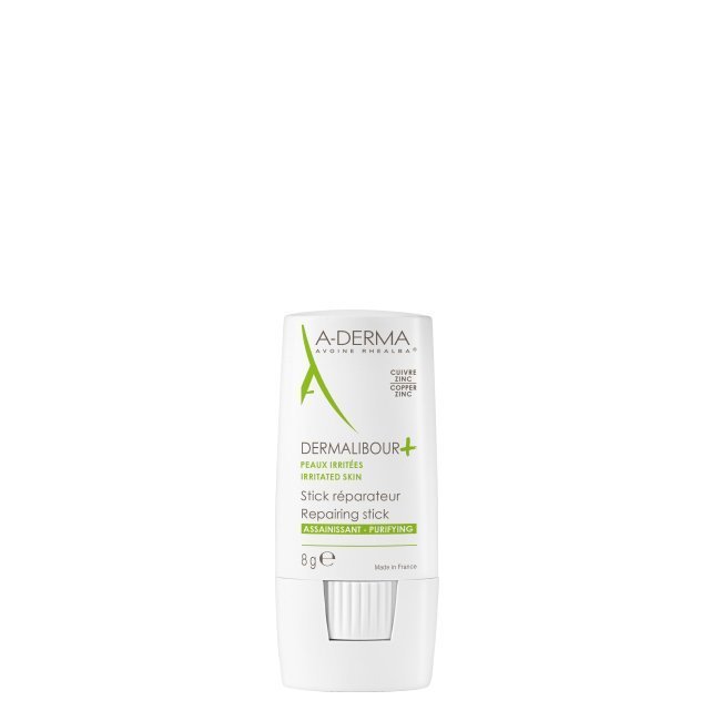aderma-dermalibourstick8g A-DermA-Dermalibour Stick para Irritações Cutâneas 8gr