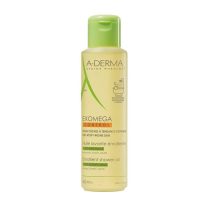 Bottle  of  A-Derma  Exomega  Control  Emollient  Shower  Oil  by  A-Derma,  a  shower  oil  indicated  for  dry  and  atopic  skin.
