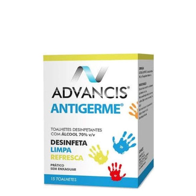 advancisantigermetoalhetes15unid Advancis Antigerme Toalhetes Desinfetantes 15unid