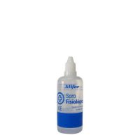 Bottle  of  Aliand  Saline  0.9%  by  Aliand,  a  sterile  solution  indicated  for  nasal  and  eye  hygiene.