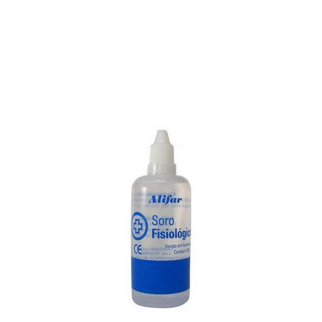 aliandsoro Bottle of Aliand Saline 0.9% by Aliand, a sterile solution indicated for nasal and eye hygiene.