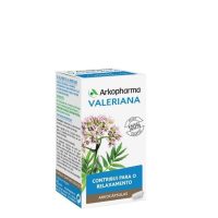 Box  of  Arkocápsulas  Valerian  Capsules  by  Arkopharma,  a  food  supplement  indicated  for  improved  sleep  quality.