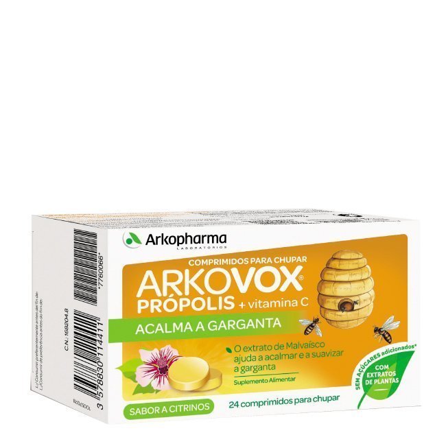 arkovox-propolis-vitaminac-24comp Box of Arkovox Propolis