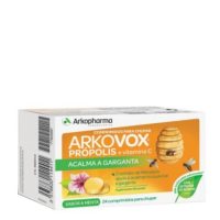 Arkovox Pastilhas Própolis e Vitamina C Sabor Menta 24unid