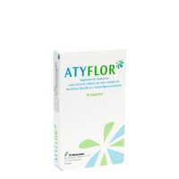 Sachet  of  Atyflor  Sachets  by  Atyflor,  a  food  supplement  indicated  for  treating  diarrhea  and  intestinal  flora.