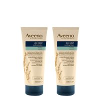 Bottle  of  Aveeno  Skin  Relief  Duo  Pack  Menthol  Soothing  Cream  by  Aveeno,  an  emollient  cream  indicated  for  very  dry  sensitive  skin.