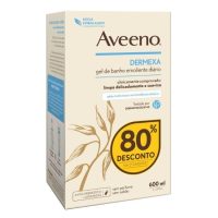Bottle  of  Aveeno  Dermexa  Duo  Daily  Emollient  Body  Wash  by  Aveeno,  a  shower  gel  indicated  for  dry  or  atopic  skin  with  itching.